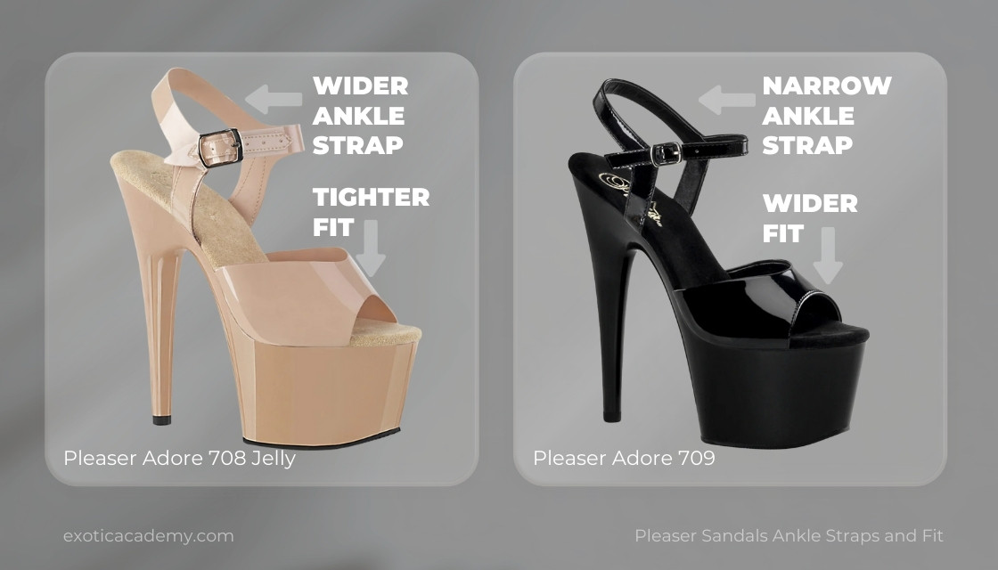 pole dancing shoes - sandals comparison